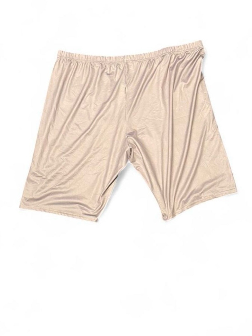 Men's Stretch Performance activewear pull on shorts in light gray color 5xl